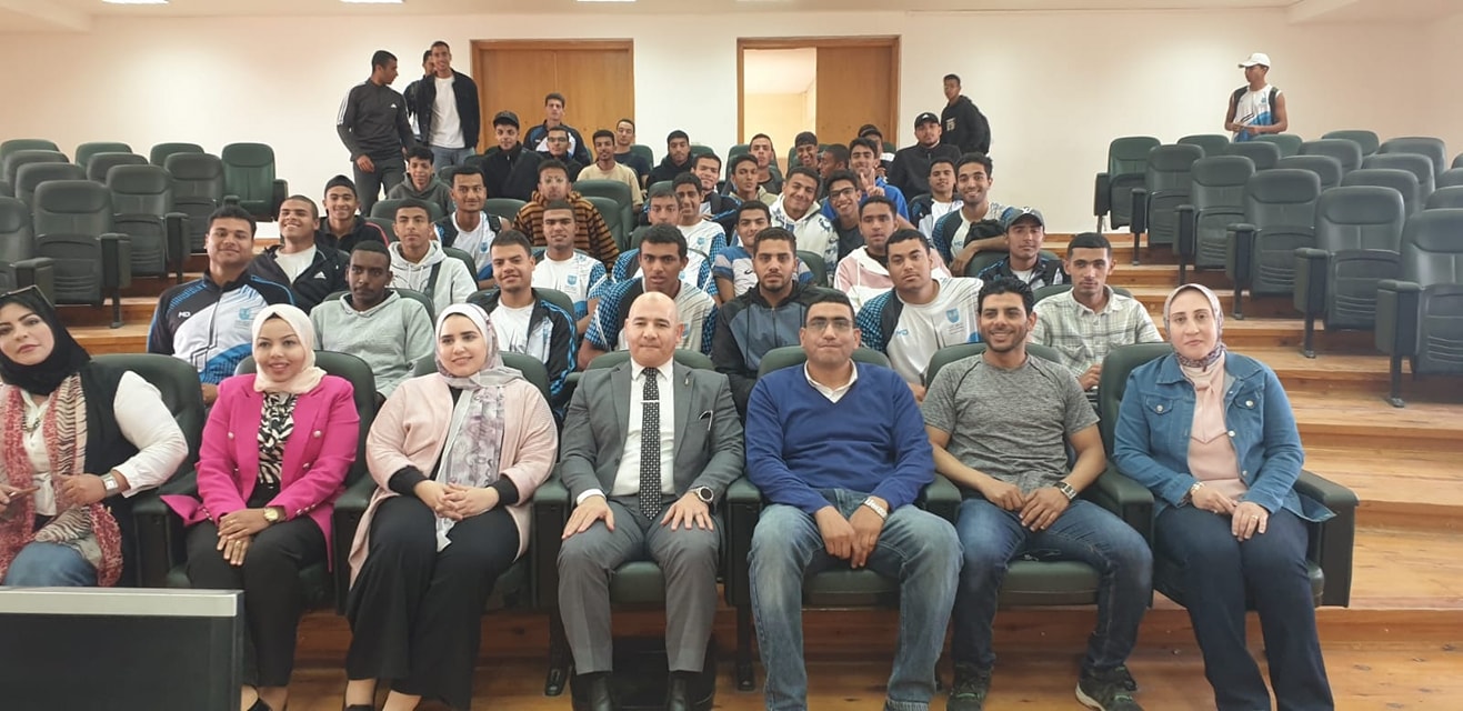 ندوة بعنوان “الإسعافات الأولية” بكلية التربية الرياضية – أبو قير