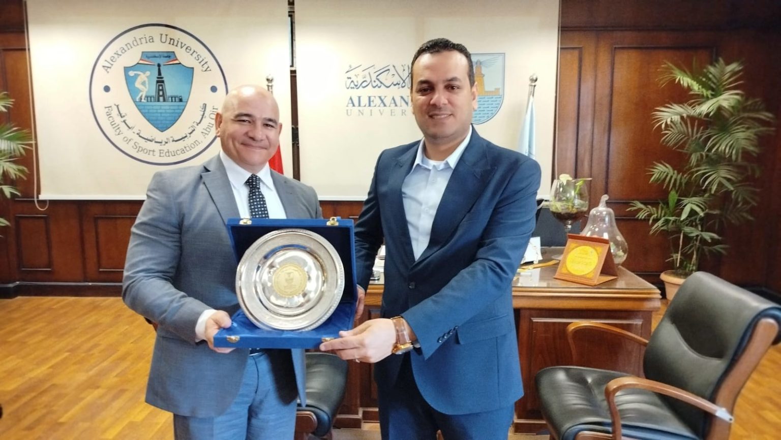 استقبل عميد الكلية النائب هشام الرحماني عضو مجلس النواب