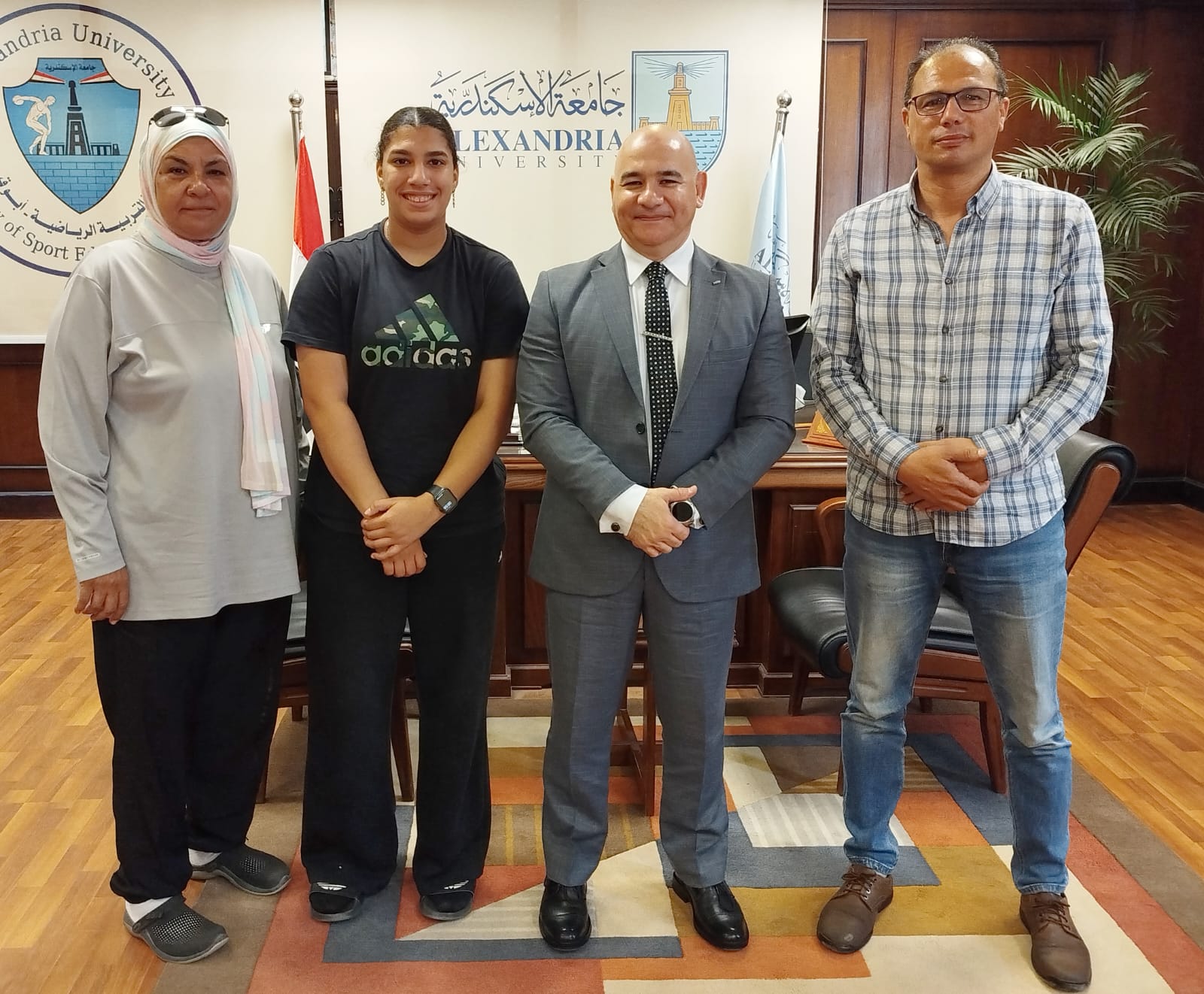 The Faculty of Sports Sciences in Bouguir supports champion Asil Osama’s talents and achievements.